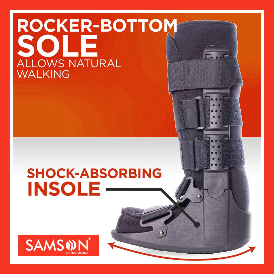Air way Foot Walker Boot Long - Image 4