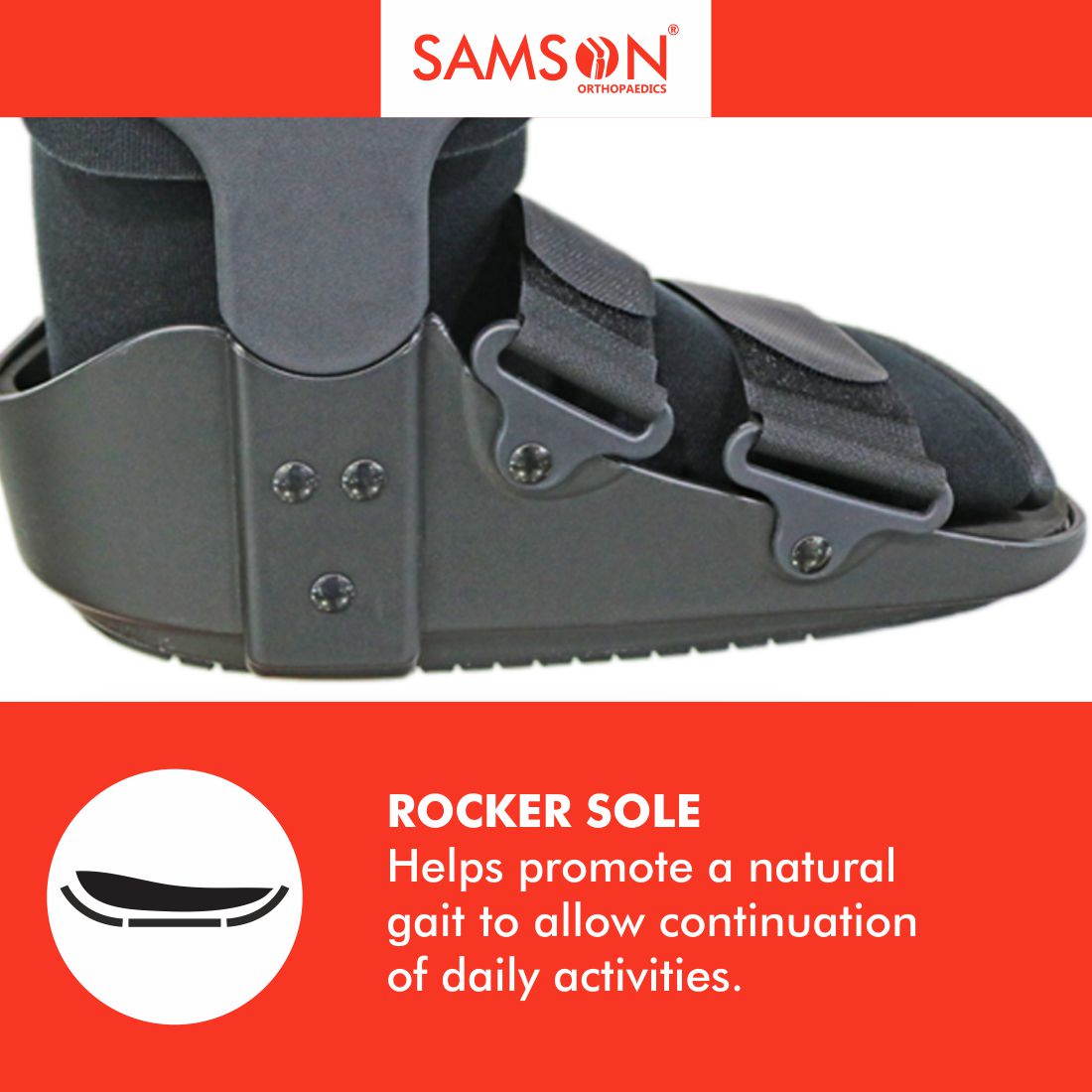 Air way Foot Walker Boot Long - Image 2