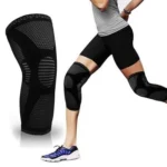and recover knee compression sleeve brace with gel grip for workouts sports gyms and running 1 p